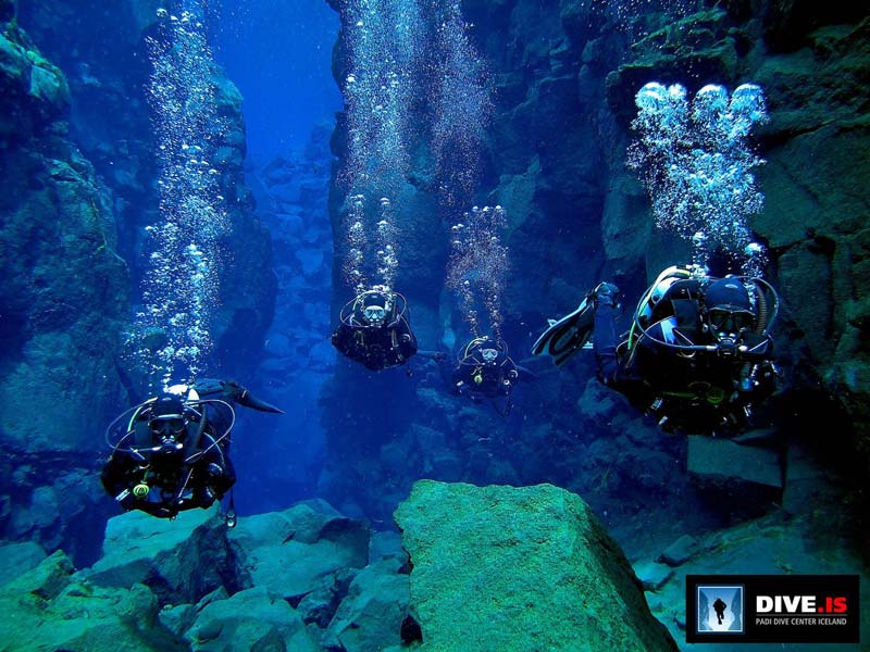 The Space Between Diving Silfra Icelands Fissure Between The Continents California Diver 