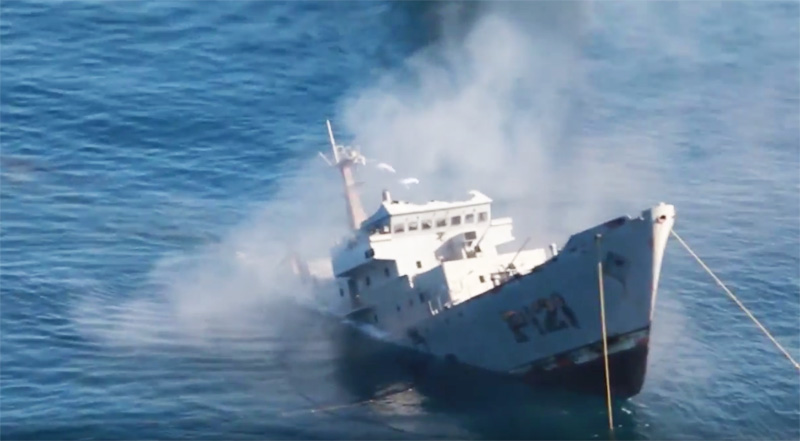 Baja California Sinks Mexican Navy Ship For State S First